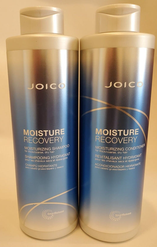 Joico Moisture Recovery Shampoo & Conditioner Liter 100% Authentic