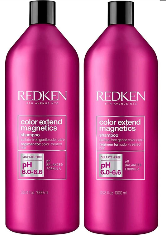 ($100 Value) Redken Color Extend Magnetics Shampoo 33.8 oz (Set of 2)