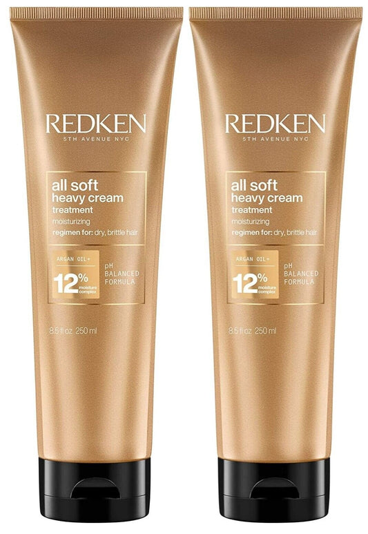 ($54.00 Value) Redken All Soft Heavy Cream, 8.5oz. (Set of 2)
