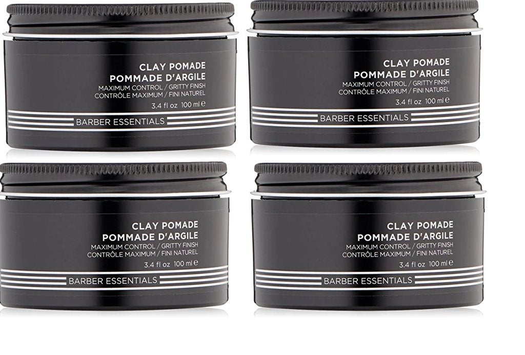 Redken Brews Clay Pomade 3.4 oz. Pack of 4 - 100% Authentic, Buy With Confidence