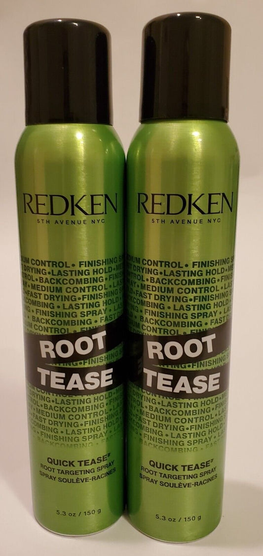 Redken Quick Tease Root Targeting Spray Root Tease 5.3 oz. 2 Pack 100% Authentic