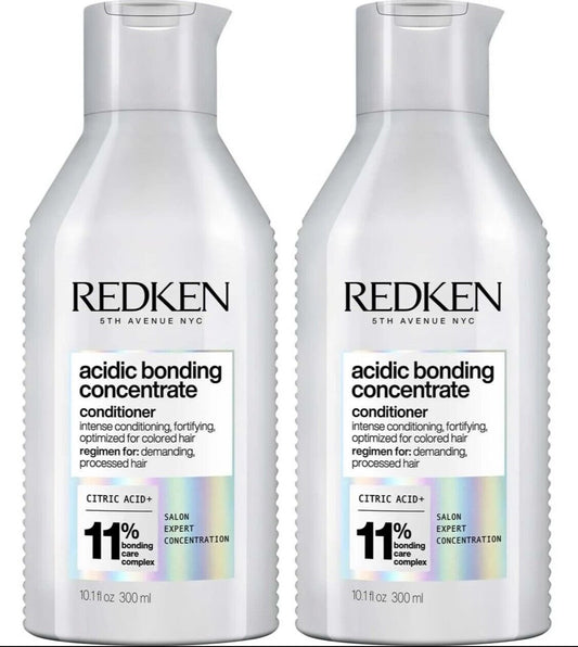 ($60 Value) Redken Acidic Bonding Concentrate Conditioner 10.1 fl oz (Set of 2)