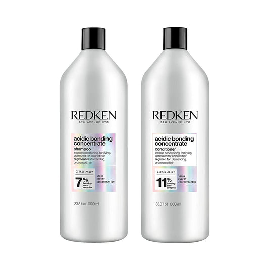 ($114 Value) Redken Acidic Bonding Concentrate Shampoo and Conditioner 33.8oz