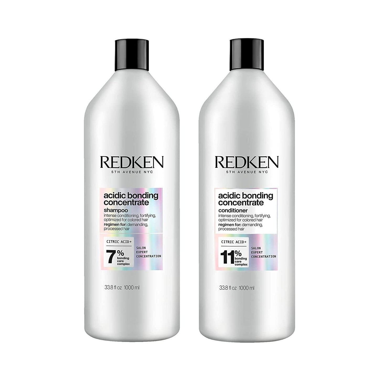 ($114 Value) Redken Acidic Bonding Concentrate Shampoo and Conditioner 33.8oz