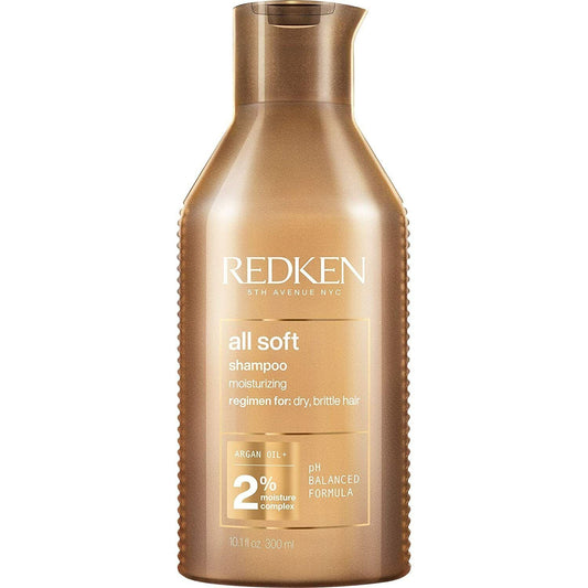 Redken All Soft Shampoo 10.1 oz  for Dry Brittle Hair 100% Authentic