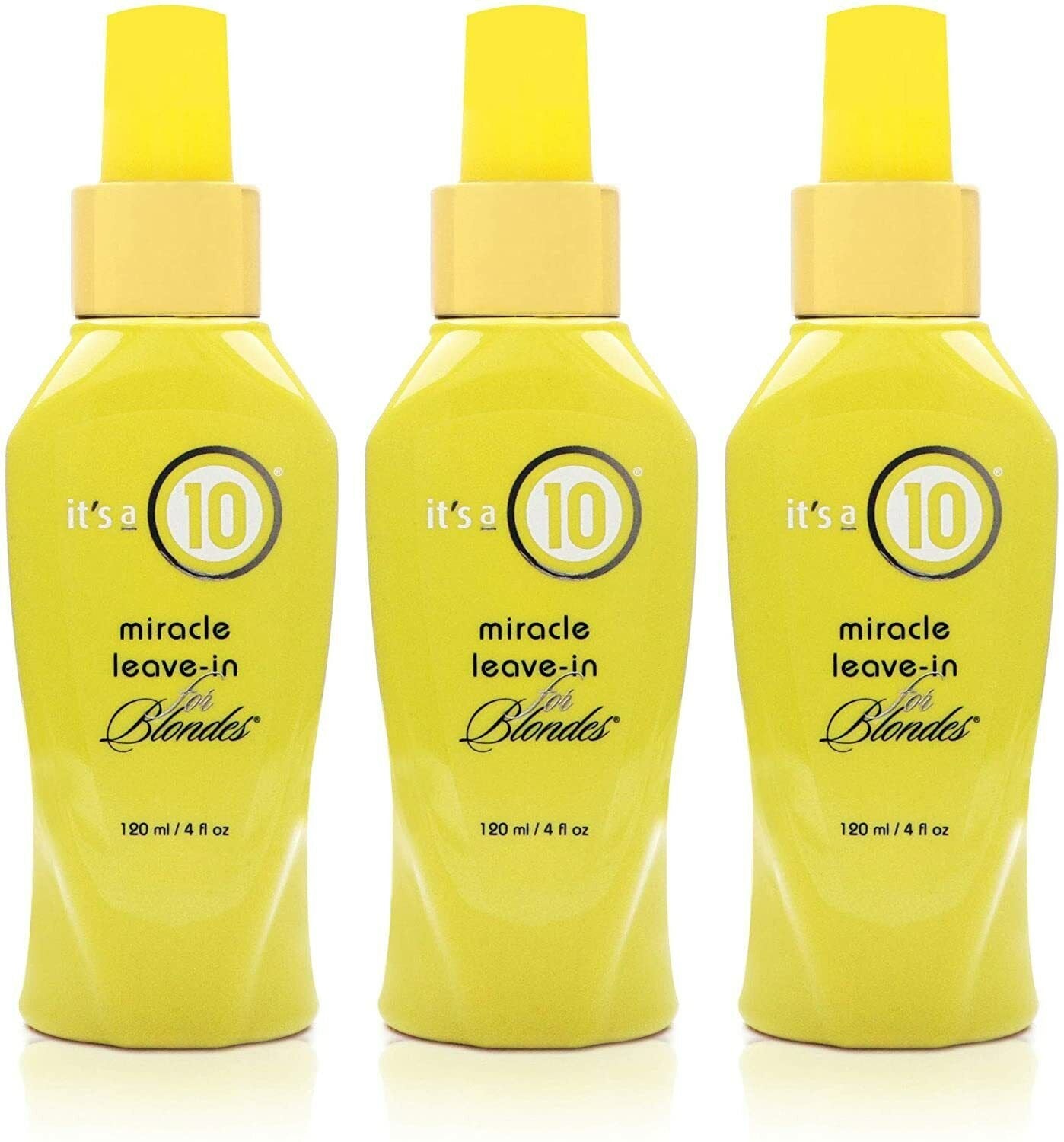 It's A 10 Miracle Leave-In For Blondes 120ml/4oz (3 Pack) 100% Authentic