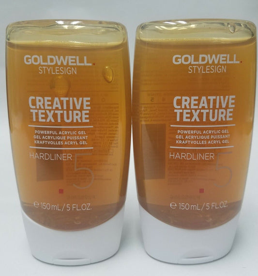 Goldwell Stylesign Creative Texture Hardliner Powerful Acrylic Gel 5 oz. 2 Pack