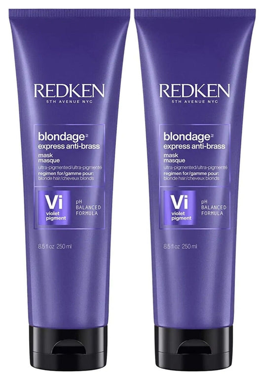 ($62 Value) Redken Color Extend Blondage Anti-Brass Mask 8.5 oz (Set of 2)