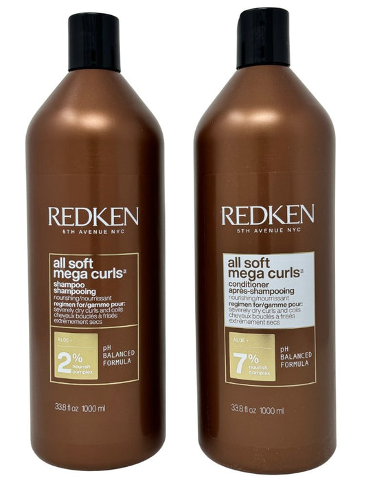 Redken All Soft Shampoo and Conditioner Duo Set - 33.8oz Each