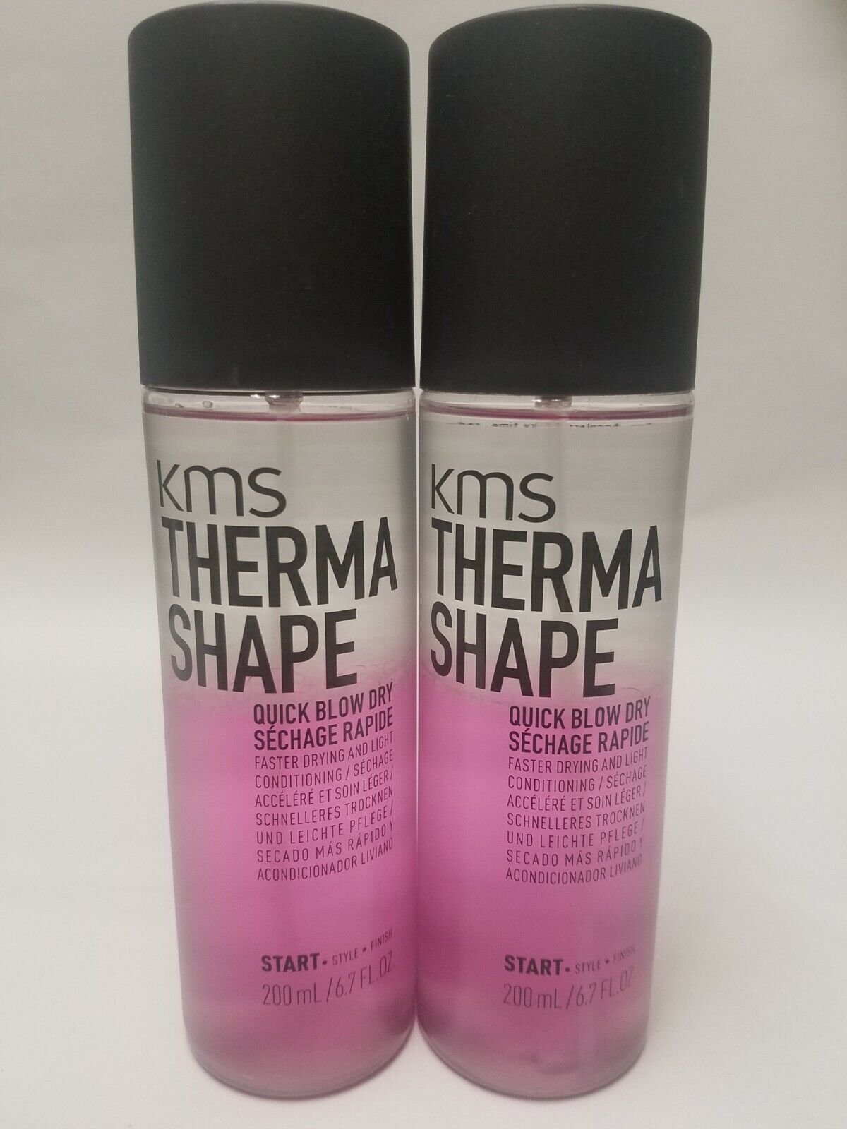 KMS Thermashape Quick Blow Dry 6.7 oz. 2 Pack 100% Authentic Buy With Confidence