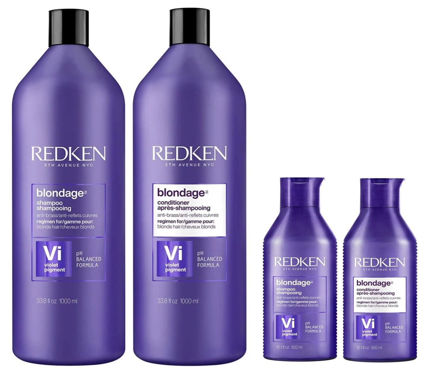 ($136) Redken Color Extend Blondage Shampoo and Conditioner 10.1 and 33.8 fl oz