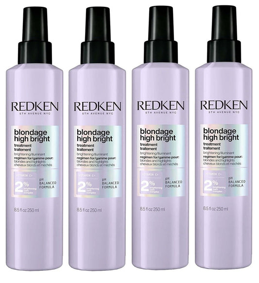 ($108 Value) Redken Blondage High Bright Pre-Shampoo Treatment 8.5 oz (Set of 4)