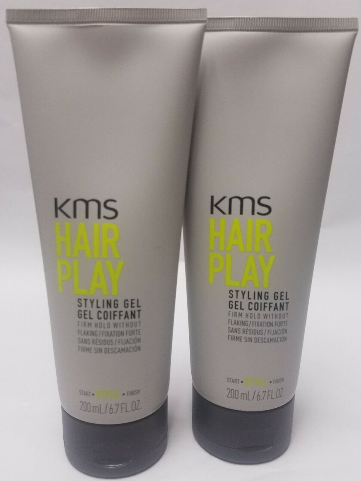 KMS Hairplay Styling Gel 6.7 oz. 2 Pack 100% Authentic Buy With Confidence