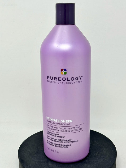 Pureology Hydrate Sheer Shampoo Liter (33.8oz)