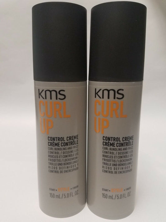 KMS Curl Up Control Creme 5 oz. 2 Pack 100% Authentic Buy With Confidence