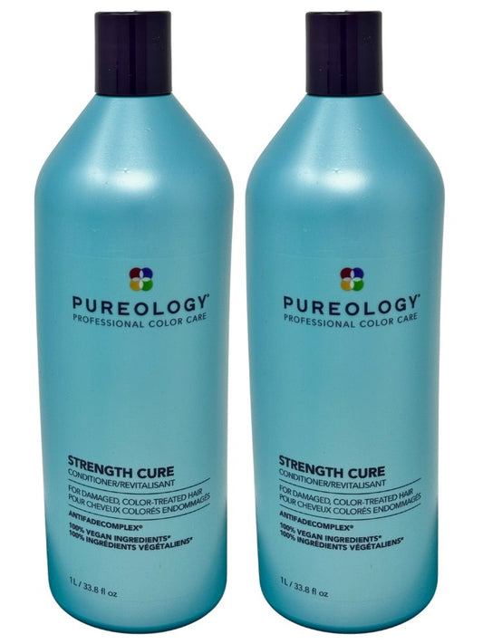 Pureology Strength Cure Conditioner Set of Two (1 Liter Each)
