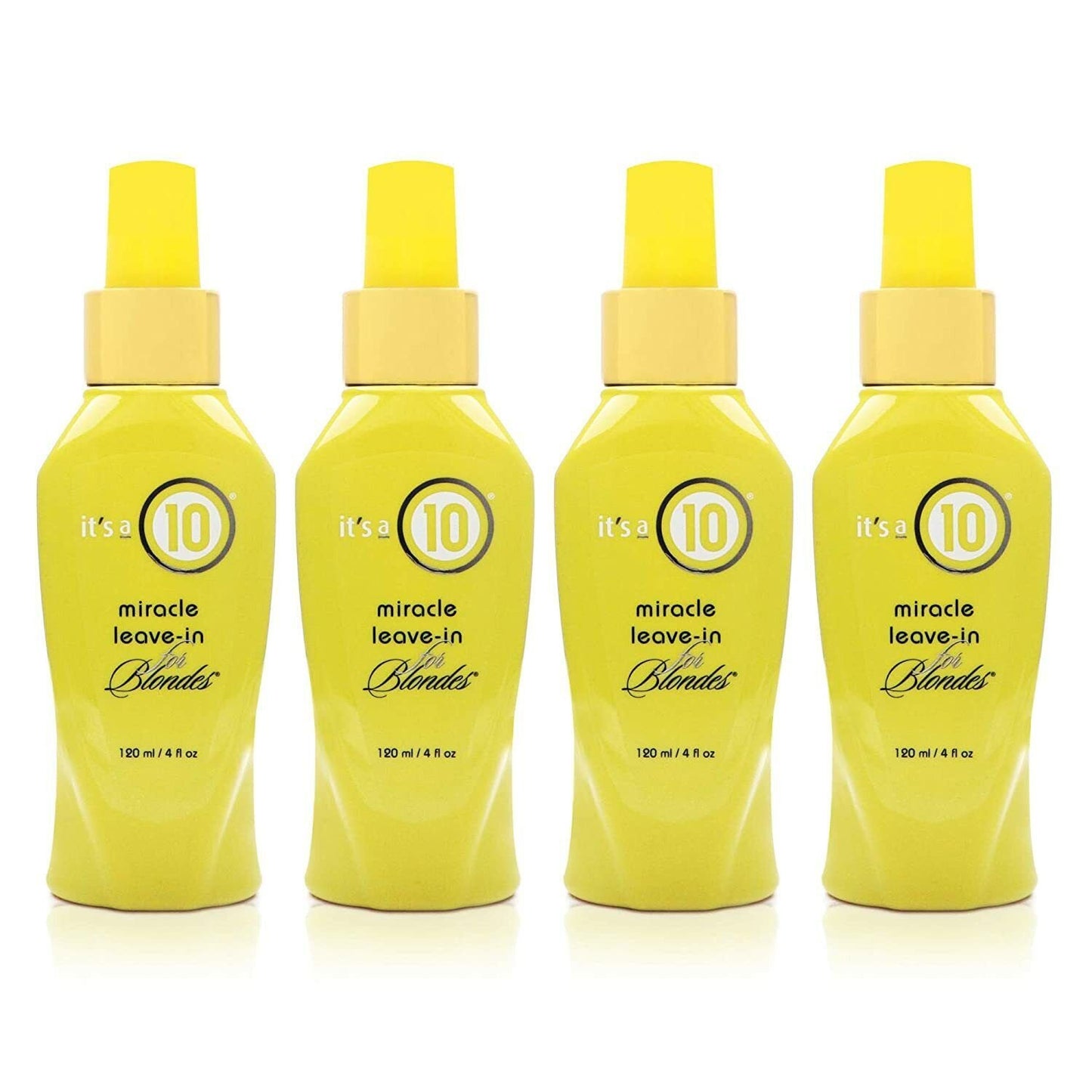 IT'S A 10 MIRACLE LEAVE-IN CONDITIONER FOR BLONDES 4 oz. (Pack of 4)