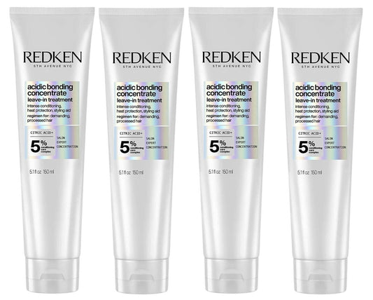 ($120 Value) Redken Acidic Bonding Concentrate Leave-In Treatment 5oz (Set of 4)