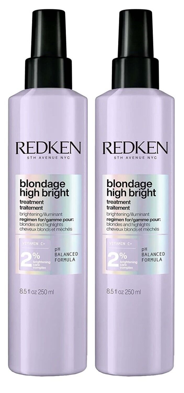 ($54 Value) Redken Blondage High Bright Pre-Shampoo Treatment 8.5 oz (Set of 2)