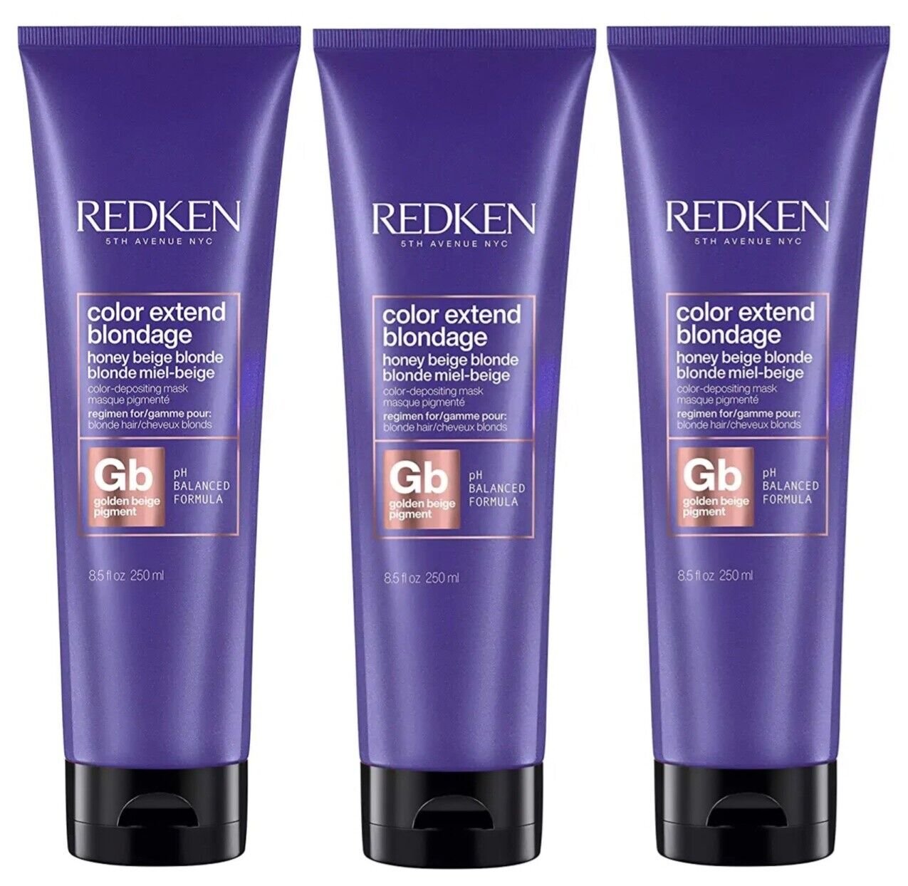 ($93 Value) Redken Color Extend Blondage Mask 8.5oz. Gb Honey Beige (Set of 3)