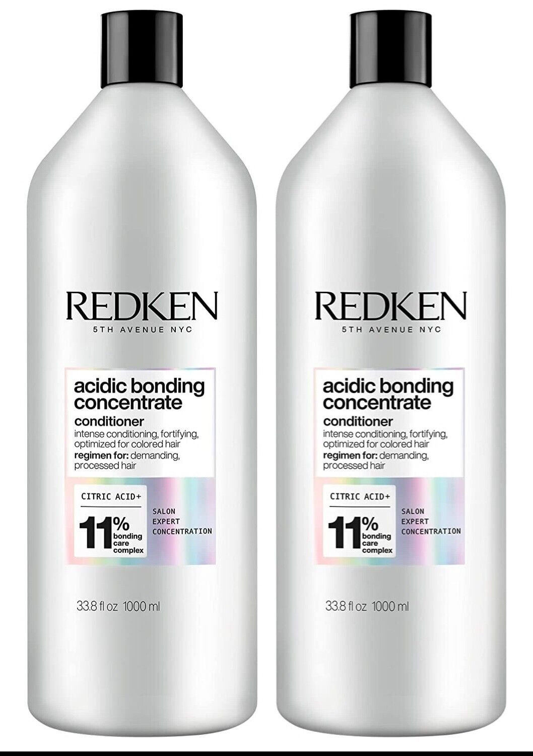 ($114 Value) Redken Acidic Bonding Concentrate Conditioner 33.8 fl oz (Set of 2)